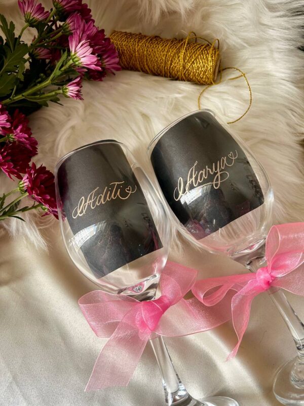 Engraved Wine Glasses