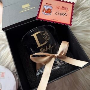 Engraved Whiskey Glasses- Floral Edition (Single)