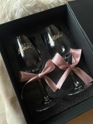 Engraved Wine Glasses