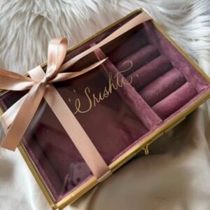 Engraved Jewellery Box - Pink